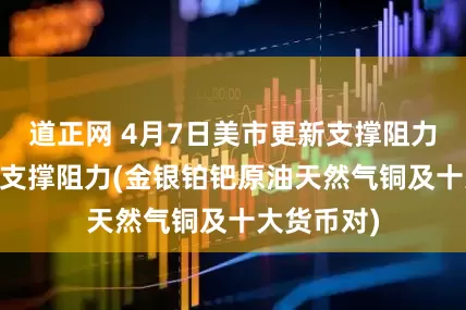 道正网 4月7日美市更新支撑阻力：18品种支撑阻力(金银铂钯原油天然气铜及十大货币对)
